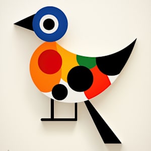 The Mosaic Bird by Mohamed Ayman DAEF