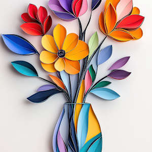 Layered Elegance in a Vase by Mohamed Ayman DAEF