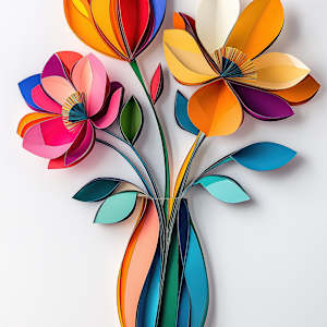 Quilled Garden of Dreams by Mohamed Ayman DAEF