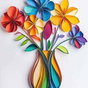 A Garden of Folded Colors by Mohamed Ayman DAEF