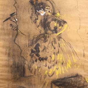 Opera Singer by Louis Icart (1888-1950)