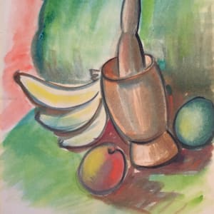 "Fruit Still Life" by Jerry & Ruth Opper Estate 