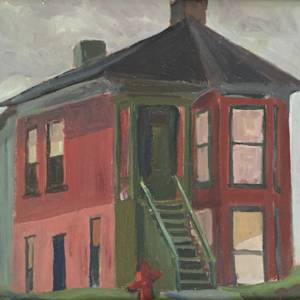 Red Corner House by Mary Rae Alley