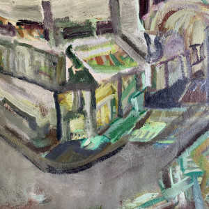 Green Store by Fred  Griffing