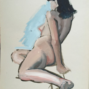 Leaning Back by Jerry & Ruth Opper Estate 