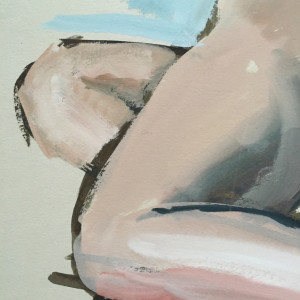 Leaning Back by Jerry & Ruth Opper Estate 