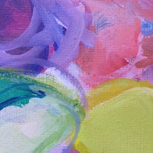 Floral AbEx by Anita Simpson 