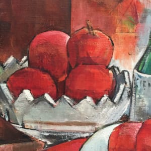 Earl Pierce Mid Century Cubist Still Life by Earl Pierce 