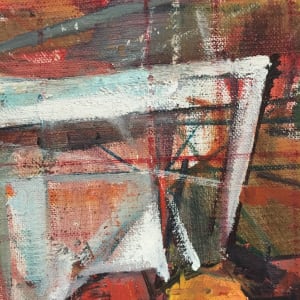 Earl Pierce Mid Century Cubist Still Life by Earl Pierce 