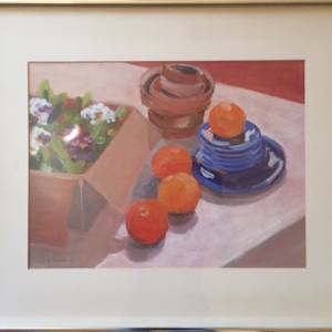 Still Life with Oranges by D. Morrison