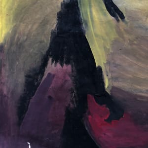 Yellow Purple Figure by Gloria Dudfield 