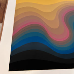 "Fiesta" 1982 Silkscreen by Roy Ahlgren 