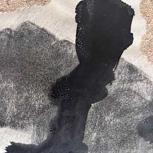 1958 Mixed Media Abstract Collage "#2" by James Spencer Russell 