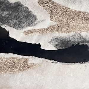 1958 Mixed Media Abstract Collage "#2" by James Spencer Russell 
