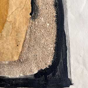 1958 Mixed Media Abstract Collage "#3" by James Spencer Russell 