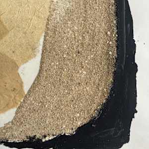 1958 Mixed Media Abstract Collage "#4" by James Spencer Russell 