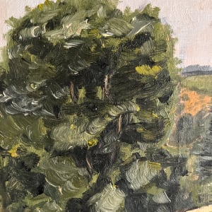 1950s "Country Landscape" Painting by Unknown 