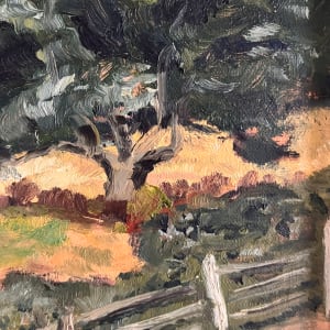 1950s "Country Landscape" Painting by Unknown 