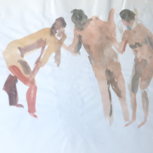 Dancing Nudes by Thelma Corbin Moody 