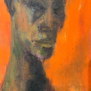 "Portrait with Orange" by Florence Hasenflug 