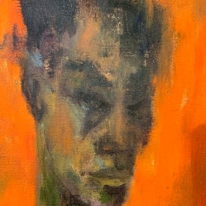 "Portrait with Orange" by Florence Hasenflug 