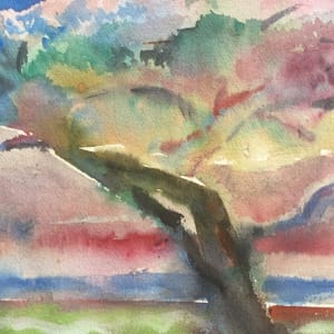 Lone Tree by Irene Halpern 