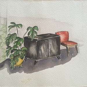 Chair and Console by Kathleen Williams