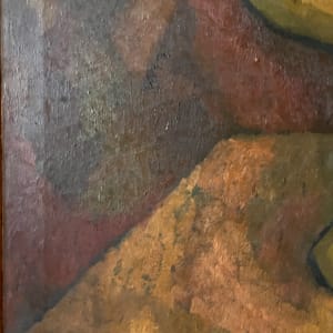 Mexican Modernist Still Life Oil Painting Mid 20th Century "Bodegon Fruitas" by Andres Molinares 