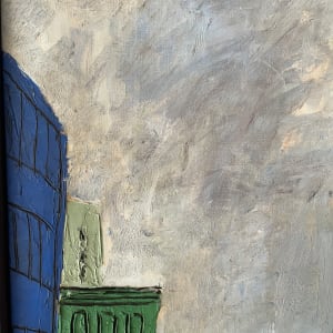 "Victorians" Impasto Oil Landscape Painting 20th Century by Unidentifiable Signature 