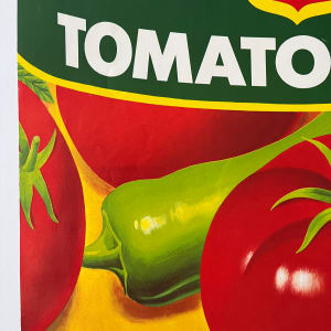 1960s Original Lithograph Del Monte Tomato Sauce Can II by Anne Scott 
