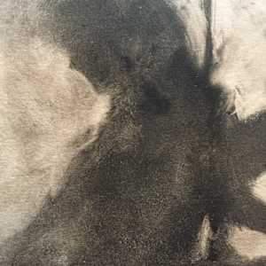Two Figures Lithograph by Lisa Winick 