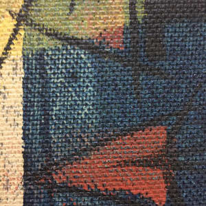 Nico Vandenheuvel c. 1950's-60's, Cubist Oil Portrait by Nico Vandenheuvel 