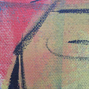 Nico Vandenheuvel c. 1950's-60's, Cubist Oil Portrait by Nico Vandenheuvel 