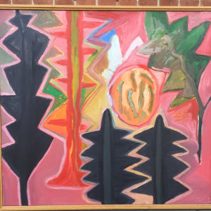 "Sun with Totems" by Sheila Miles 