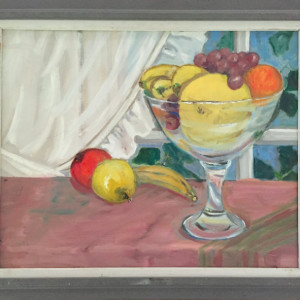 Glass and Curtains by Genevieve Skells