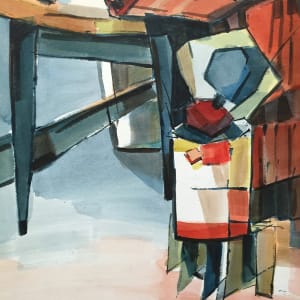 Abstract Dock by Thelma Moody 
