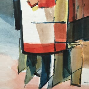 Abstract Dock by Thelma Moody 