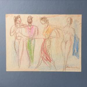 Four Women by Bertalan Bodnar