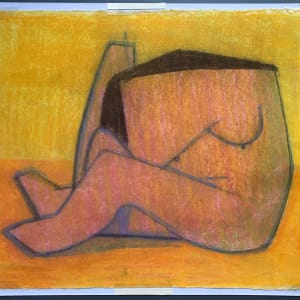 "Orange Abstract Figure" by Benoit Gilsoul 