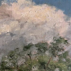 Landscape with Blue Sky by Unknown 