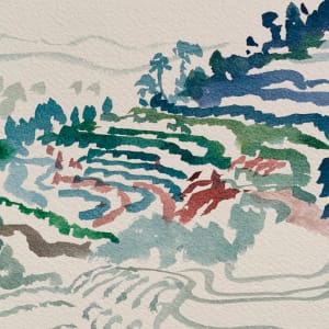 "Deer Grazing" 