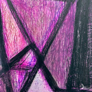 "Purple Head" by Donald  Stacy 