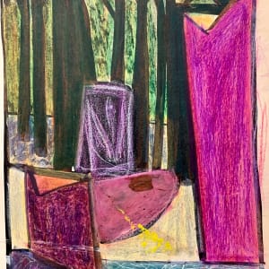 "Forest Through the Window" by Donald  Stacy 