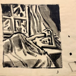 "Laying by Window" by Donald  Stacy 