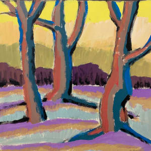 "Turquoise Trees" by Donald  Stacy 