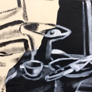 "Still Life with Knife" by Donald  Stacy 