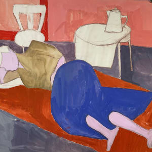 "Laying with Teapot" by Donald  Stacy