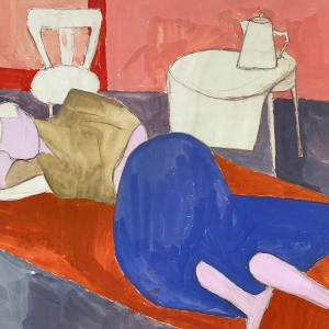 "Laying with Teapot" by Donald  Stacy 