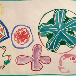 "Sand Dollars and Sun" by Edith  Isaac-Rose 