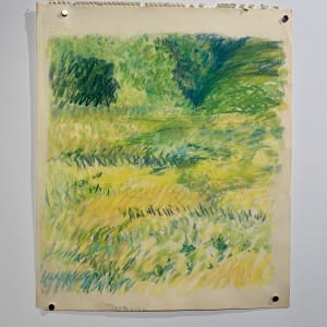 "Pastel Landscape Bright Yellow" by Edith  Isaac-Rose 